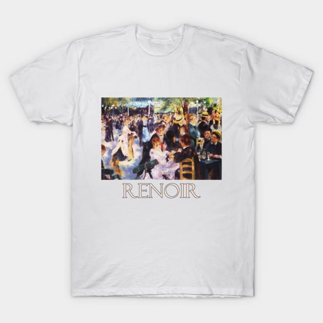 Dance at the Moulin de la Galette (1876) by Pierre-Auguste Renoir T-Shirt by Naves